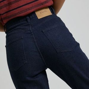 Afends blondies high waisted black slim jeans